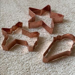 Pure copper (LARGE) cookie cutters